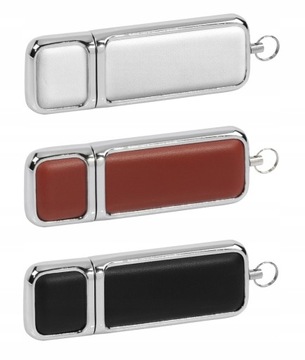 PENDRIVE REKLAMOWY SKÓRZANY PDs-10 4 GB GRAWER USB 2.0 10 SZT +GRATIS!
