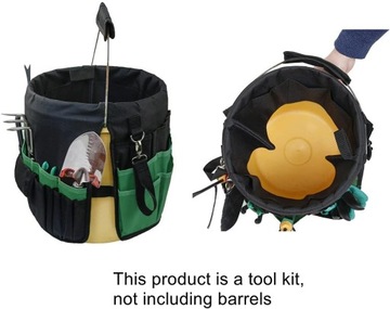 Сумка-ведро для садовых инструментов с 42 карманами Многофункциональная сумка