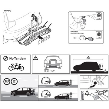 MENABO MERAK 2 RAPID BAGAŻNIK NA HAK 2 ROWERY 13