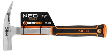 NEO Tools МОЛОТОК СТОЛЯРНЫЙ 600 г МОНОЛИТНАЯ КОНСТРУКЦИЯ ИЗ СТАЛИ 25-102