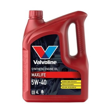 Valvoline 5W-40 Maxlife 4L 872364