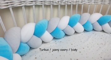 Плетенка для кровати 360см протектор ВЕЛУР Новинка