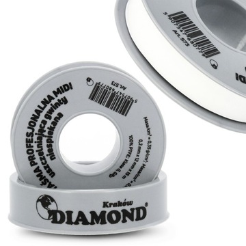 TAŚMA TEFLONOWA MIDI PROFESJONALNA USZCZELNIAJĄCA