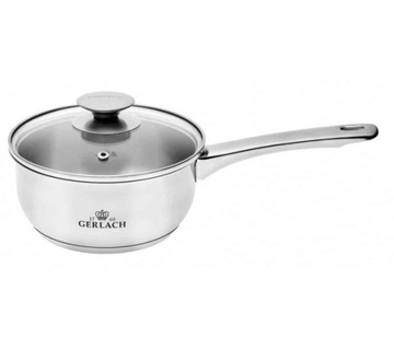 GARNKI GERLACH FIRST STALOWE INDUKCJA ZESTAW 10 ELEMENTÓW