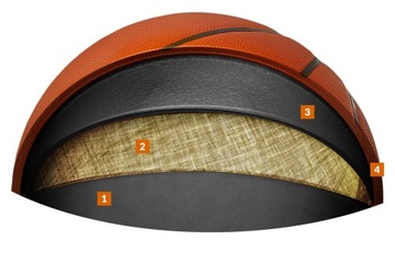 WILSON NCAA LEGEND VTX GOLD BASKETBALL 7