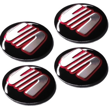 SEAT EMBLEMAT PILOTA 14mm KLUCZYK ZNACZEK NAKLEJKA