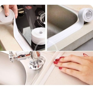 ЛЕНТА САМОКЛЕЯЩАЯСЯ УПЛОТНИТЕЛЬНАЯ ДЛЯ ВАННЫ, 3 ШТ.