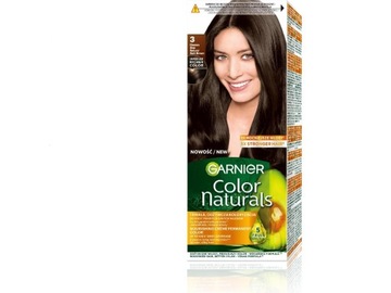 GARNIER Color Naturals Farba nr 3 - Ciemny Brąz 1op.
