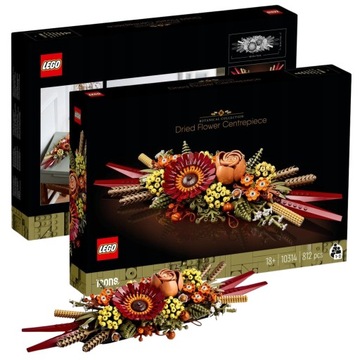 LEGO KLOCKI ZESTAW BOTANICAL COLLECTION - STROIK Z SUSZONYCH KWIATÓW