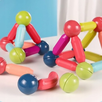 МАГНИТНЫЕ БЛОКИ 64 ЭЛЕМЕНТА КРЕАТИВНАЯ ИГРУШКА МАГНИТНЫЕ ПАЛОЧКИ своими руками