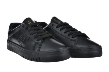 BUTY sportowe damskie BIG STAR sneakersy SKÓRZANE czarne NN274576 36