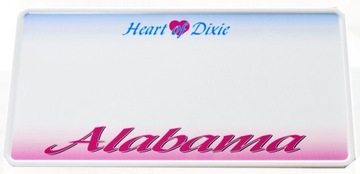 Amerykańskie tablice rejestracyjne USA ALABAMA