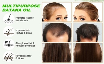 Масло батана для роста волос Dr. Sebi Organic (7,8 жидких унций), сырое масло батана,