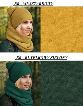 ТЕПЛЫЙ ГЛАДКИЙ КОМПЛЕКТ ШАПКА + ЮБКА * ЦВЕТА