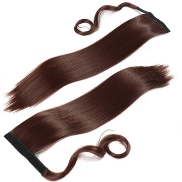 DOCZEPIANY KUCYK kitka 60cm DOPINKA TRESKA jak naturalne KITEK kolor 33