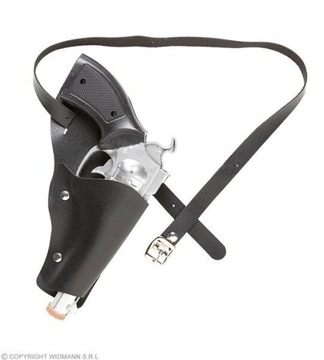 КОБУРА ДЛЯ ОРУЖИЯ КОВБОЯ ШЕРИФА, ЧЕРНАЯ