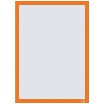 Ramka Nobo samoprzylepna magnetyczna A3 2szt. pomarańczowa