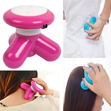 МИНИ-МАССАЖЕР НА АККУМУЛЯТОРЕ + USB-КАБЕЛЬ, рельеф ВИБРАЦИЯ