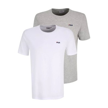 Fila pánske tričko 2-Pack biela/sivá Brod Tee M