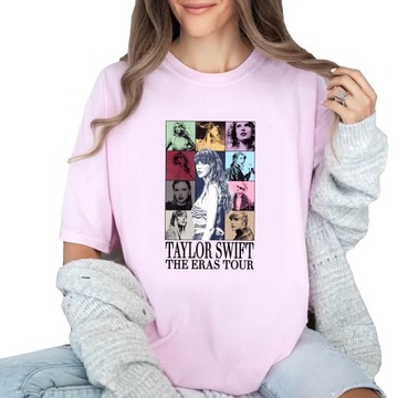 DAMSKA RÓŻOWA KOSZULKA TAYLOR SWIFT THE ERAS TOUR M
