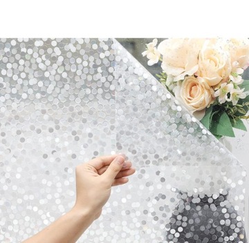 ПЛЕНКА ДЛЯ КОНФИДЕНЦИАЛЬНОСТИ ОКНА МАТОВАЯ СТЕКЛЯННАЯ ПЛЕНКА НАКЛЕЙКА АНТИВФИЛЬНАЯ 90X200CM