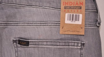 LEE spodnie SKINNY regular grey SCARLETT W33 L33