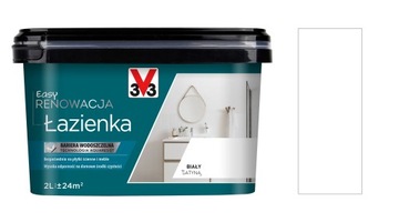 FARBA V33 EASY RENOWACJA ŁAZIENKA BIAŁY 2L