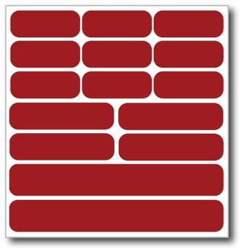 NAKLEJKI ODBLASKOWE NA WÓZEK ROWER ODBLASKI 15 szt