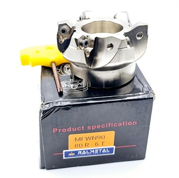 Głowica frezarska frez D80 27 mm 6T płytka WNMU 080608