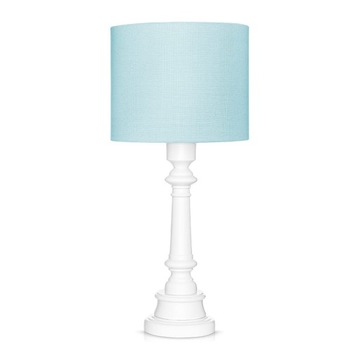 LAMPA STOŁOWA CLASSIC MIĘTOWY DREWNO BIAŁE