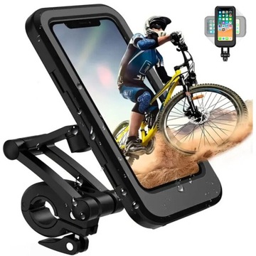 UCHWYT ROWEROWY NA KIEROWNICE NA TELEFON STABILNY Moc na Telefon do Roweru