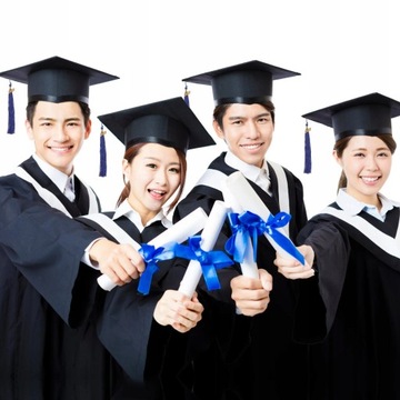 Wiszące frędzle Gold Decor Graduation Tassel 6 szt