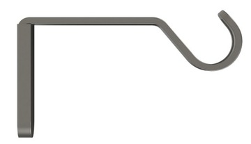 WSPORNIK DO KARNISZA POJEDYNCZEGO 19MM MARDOM CZARNY BLASZKA CLICK