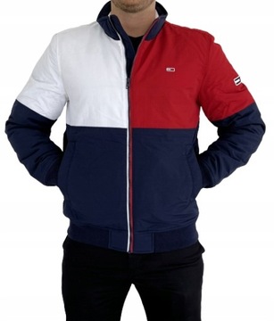 KURTKA MĘSKA TOMMY HILFIGER CIEPŁA GRANATOWA ROZ L