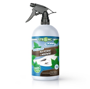 NATURALNY PREPARAT SPRAY NA RYBIKI MRÓWKI W DOMU STRONG BEZ CHEMII 1L