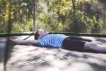TRAMPOLINA OGRODOWA Z SIATKA WEWNĘTRZNA DO OGRODU DLA DZIECI 10 FT 312CM