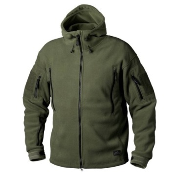 Флисовая кофта Helikon PATRIOT Double Fleece, оливково-зелёная, размер M
