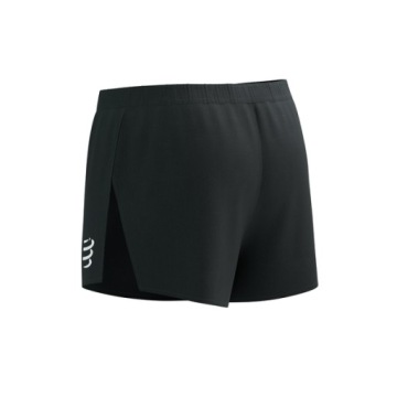 COMPRESSPORT Мужские шорты для бега RACING SPLIT SHORT черные M