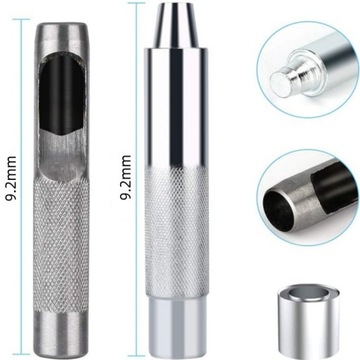 НАБОР ЛЮКСОВ, ДЫРОКОЛОВ, 10ММ, БРЕЗЕНТА, 200 ШТ.