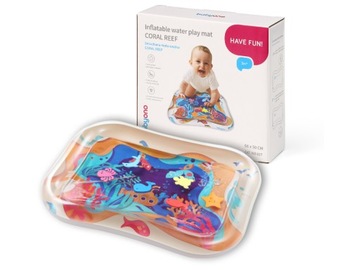MATA WODNA DMUCHANA DLA NIEMOWLĄT SENSORYCZNA 66x50CM BABY ONO 3M+