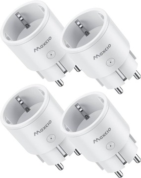 4x INTELIGENTNE GNIAZDKO WiFi SMART WATOMIERZ PROGRAMATOR TIMER