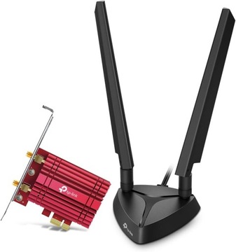 TP-Link Archer TXE75E Wi-Fi 6E WLAN PCIe karta sieciowa z Bluetooth 5.2