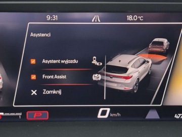 Cupra Formentor Crossover 2.0 TSI 190KM 2022 Cupra Formentor 4Drive 2.0tsiel.klapa Martwe pole 2.0 Benzyna 190KM, zdjęcie 19