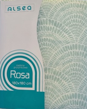 ROSA TEKSTYLNA ZASŁONA ZASŁONKA PRYSZNICOWA WZ. 1