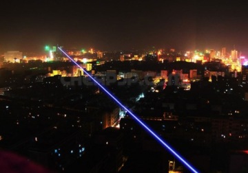 Синий лазер, очень мощная лазерная указка