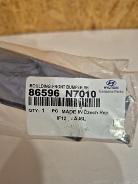 CHRÓM KALICH LIŠTA NÁRAZNÍKU PRAVÁ HYUNDAI TUCSON 4 IV