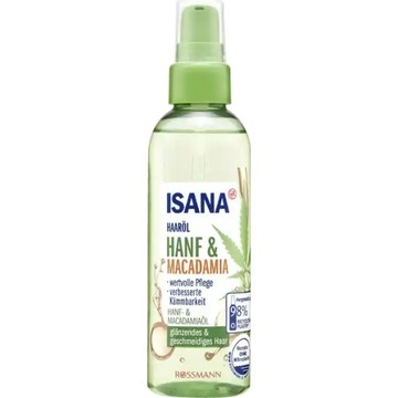 Isana olejek Makadamia i Konopny łatwe rozczesywanie 100 ml z NIEMIEC