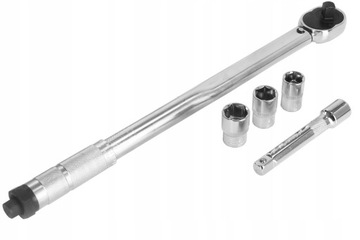 Klucz Dynamometryczny 1/2 210Nm Nasadki Przedłużka