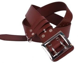 РЕМЕНЬ ОФИЦЕРСКИЙ КОЖАНЫЙ ВОЕННЫЙ из натуральной кожи.