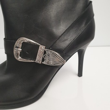 Buty damskie Zara 38 botki kowbojki